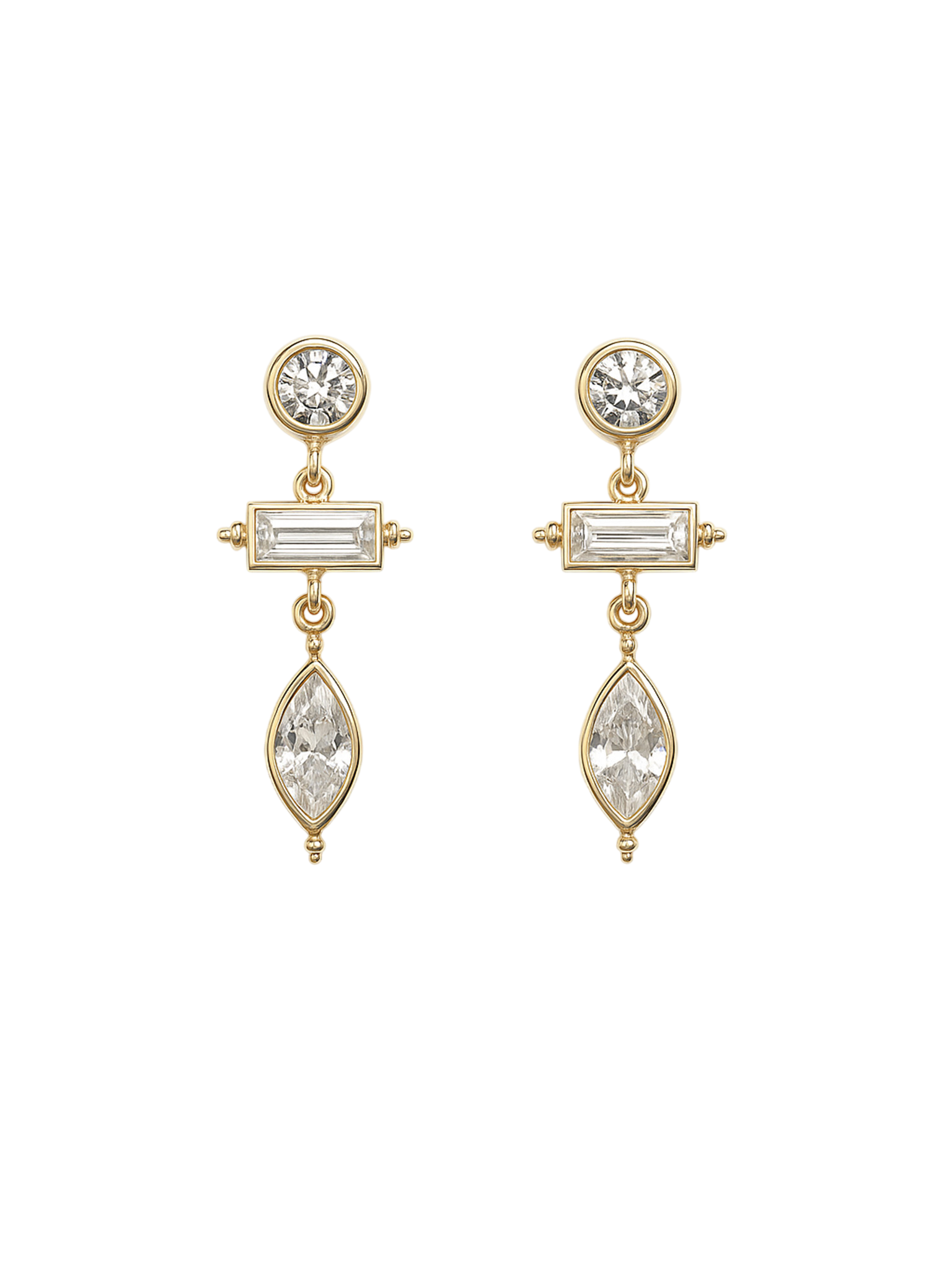 Ensemble drop earrings l